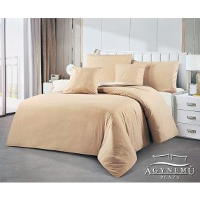   Ágyneműhuzat szett, 7 részes pamut ágynemű garnitúra, Cappuccino