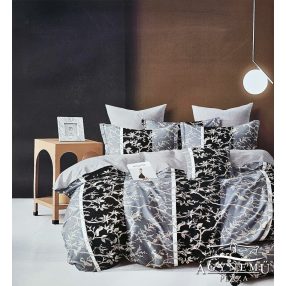   7 részes ágyneműhuzat garnitúra, ágynemű garnitúra szett, szürke fa