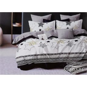   7 részes ágyneműhuzat garnitúra, ágynemű garnitúra szett, szürke Csíkos
