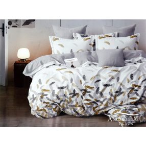   7 részes ágyneműhuzat garnitúra, ágynemű garnitúra szett, szürke Madártollas