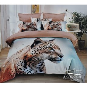   7 részes ágyneműhuzat garnitúra, ágynemű garnitúra szett, figyelő Leopárd ágynemű