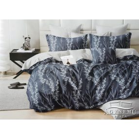   7 részes ágyneműhuzat garnitúra, ágynemű garnitúra szett, türkiz Virágos