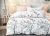 7 részes ágyneműhuzat garnitúra, ágynemű garnitúra szett, Szürke virágos