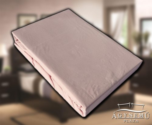 Gumis lepedő 180x200 cm, pamutvászon gumis lepedő, Rózsaszín