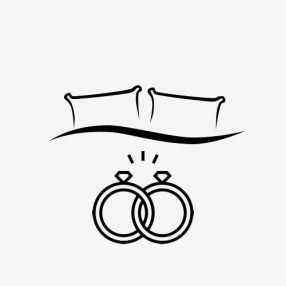 Esküvői ágyneműhuzat garnitúra