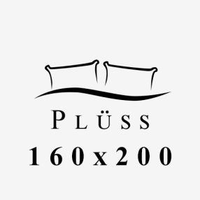 Plüss gumis lepedő 160x200 cm