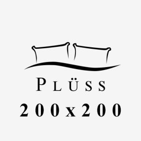 Plüss gumis lepedő 200x200 cm