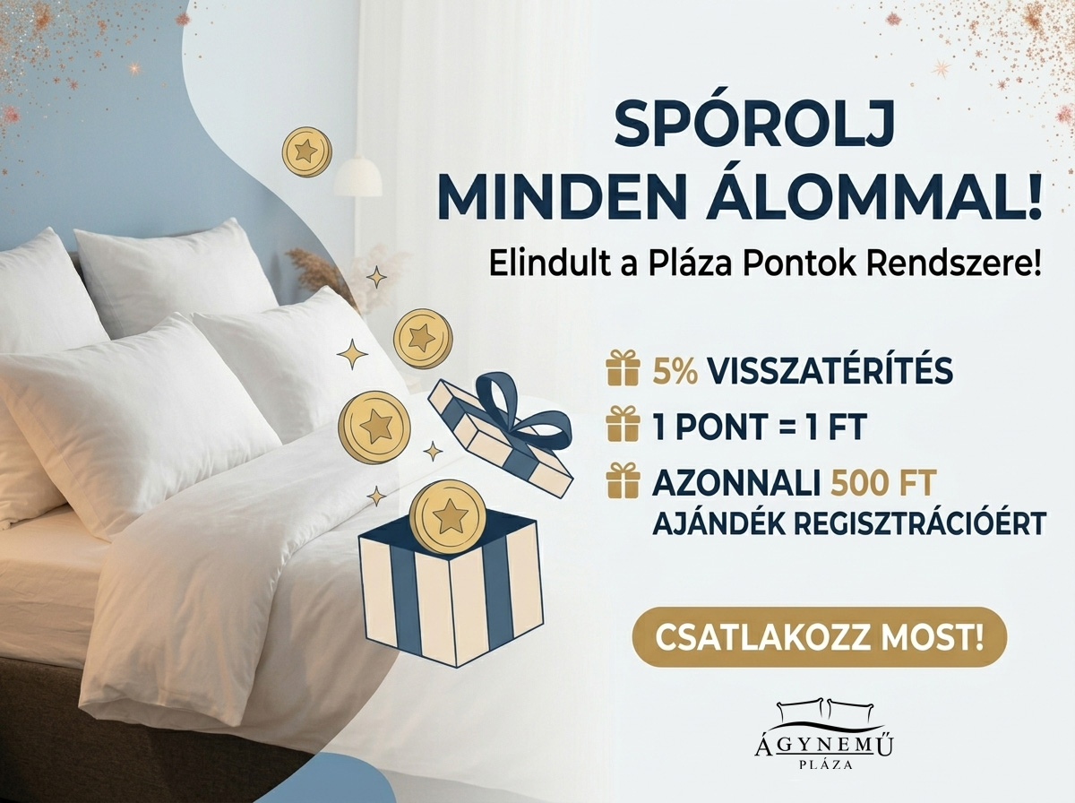 Spórolj minden álommal! – Elindult az Ágynemű Pláza Hűségprogramja